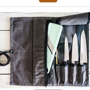 Premium NEW Leather Chef Knife roll BY VALENTICH